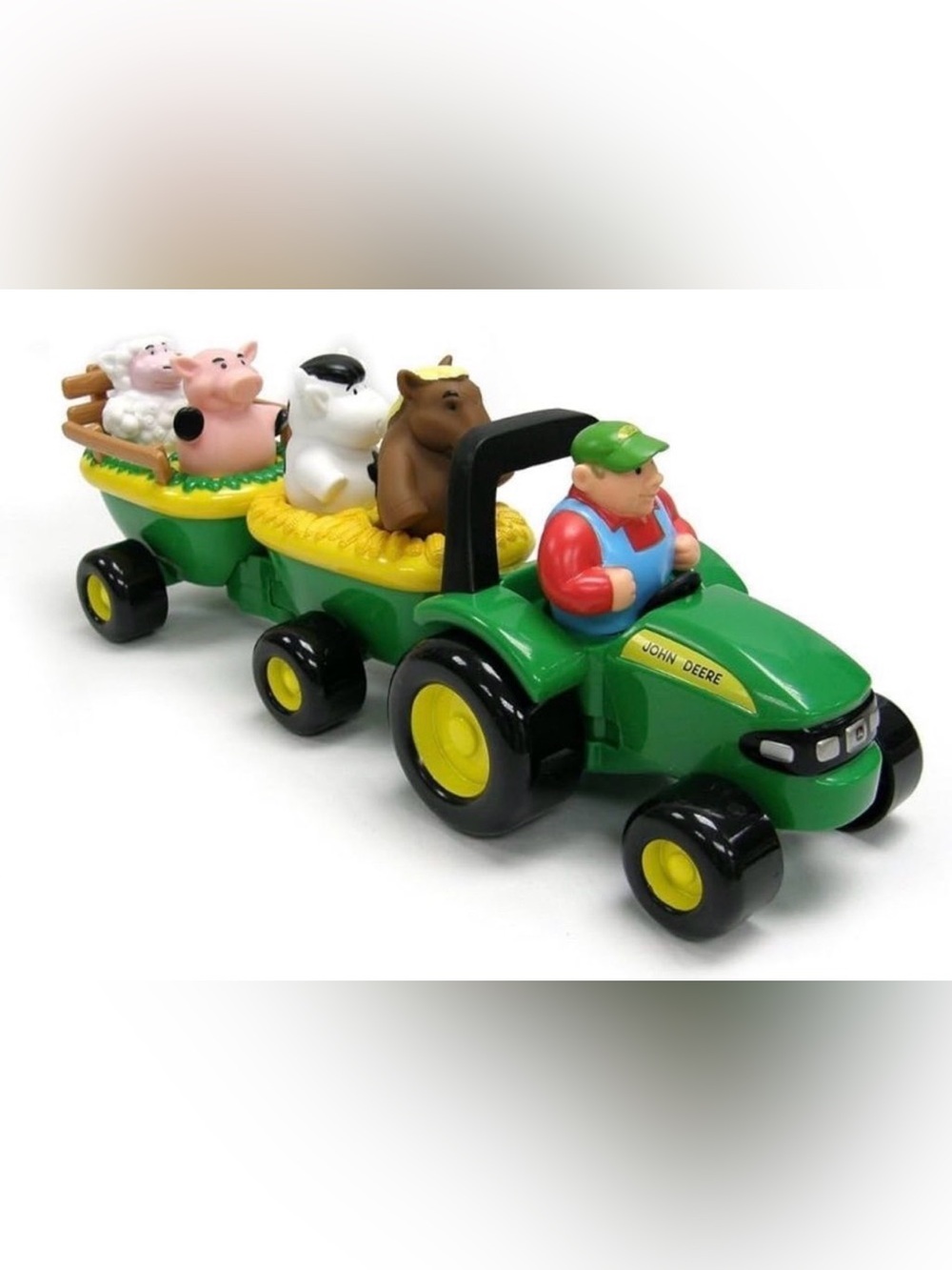 John Deere Farm Tractor with Animals Toy